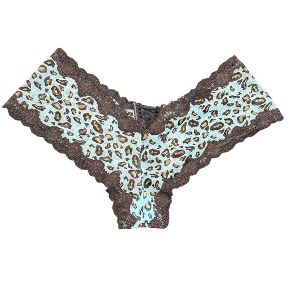 NWT Honeydew Intimates Blue Leopard Print Panties - Size Large - Picture 1 of 3